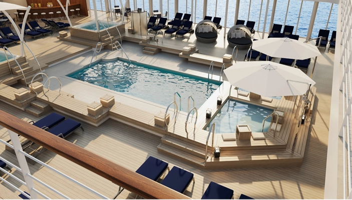 三井オーシャンサクラの船上生活イメージ