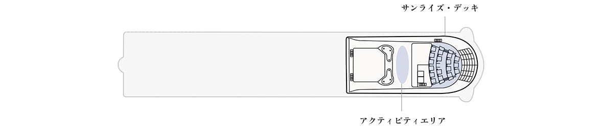 三井オーシャンサクラのデッキプラン 11階