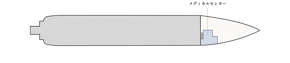 三井オーシャンサクラのデッキプラン 3階
