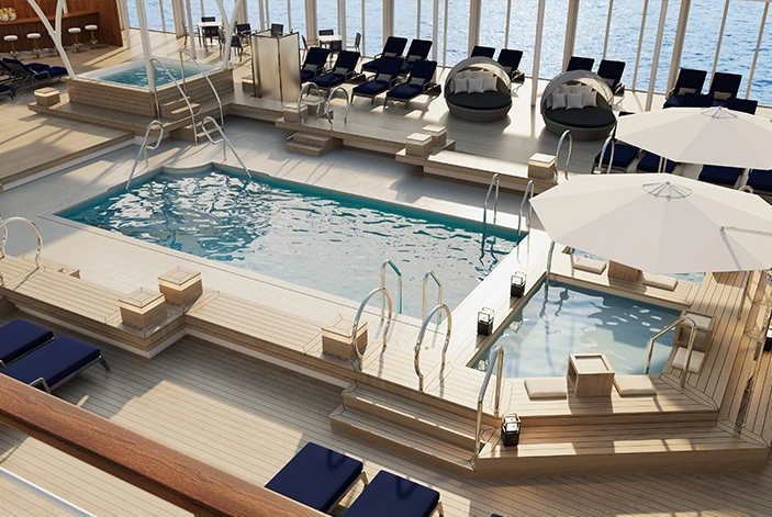 三井オーシャンサクラの船上生活イメージ